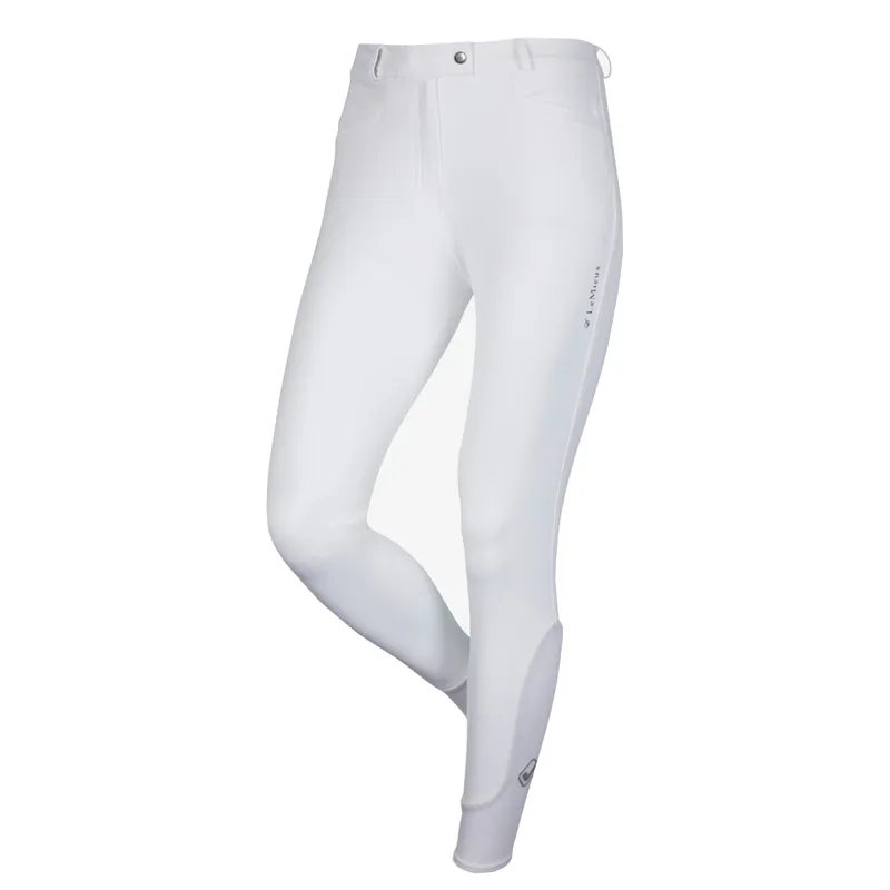 My LeMieux Dynamique Knee Grip Breeches - White